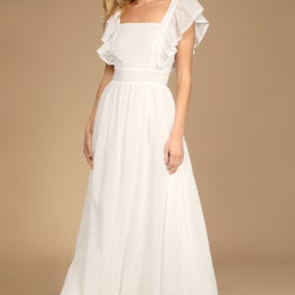 White Lulus Long Dress
